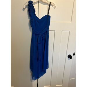 One Shoulder Royal Blue Prom/Homecoming Dress by DB Studio Size 4/6